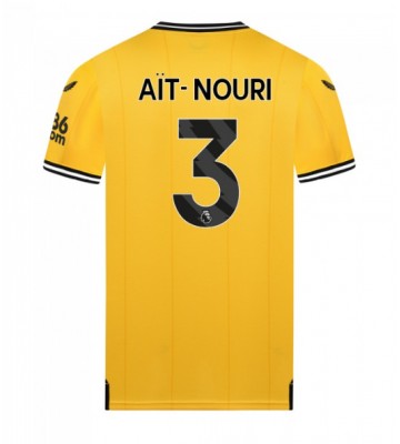 Wolves Rayan Ait-Nouri #3 Replika Hjemmebanetrøje 2023-24 Kortærmet